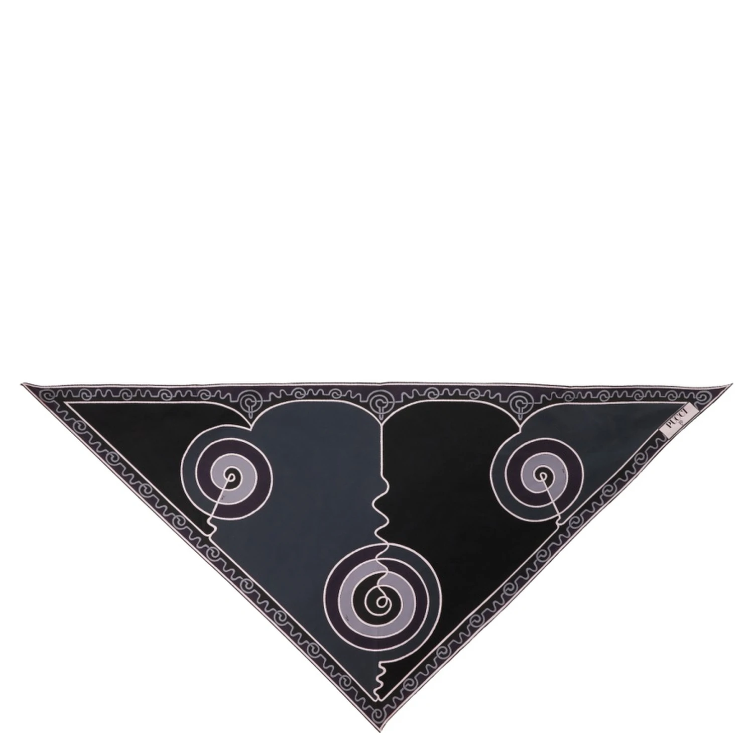 ASTRO PRINT TRIANGLE SCARF