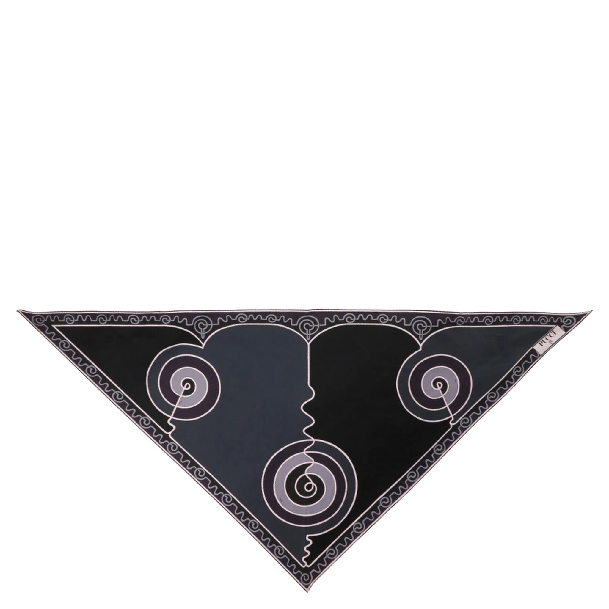 ASTRO PRINT TRIANGLE SCARF