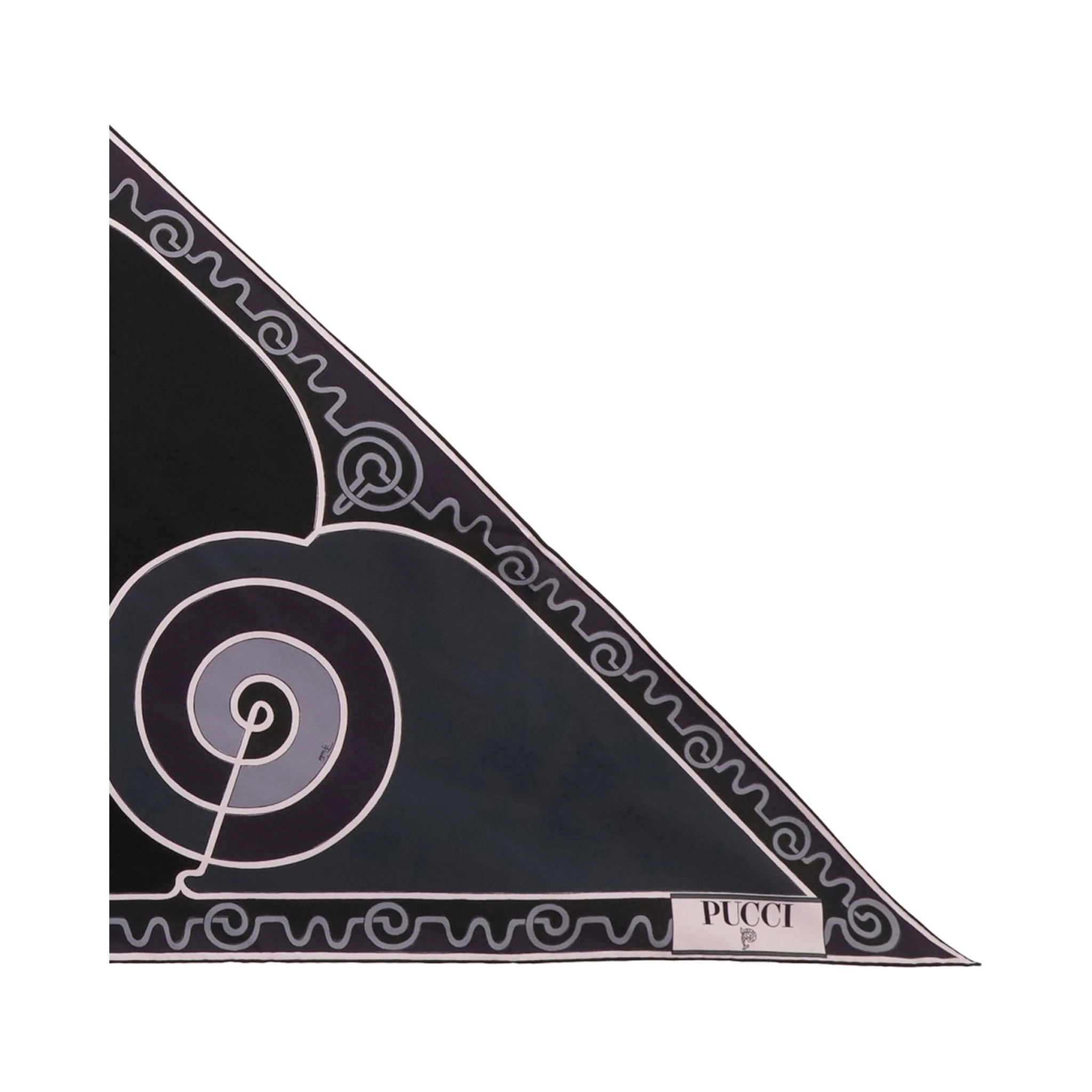 ASTRO PRINT TRIANGLE SCARF