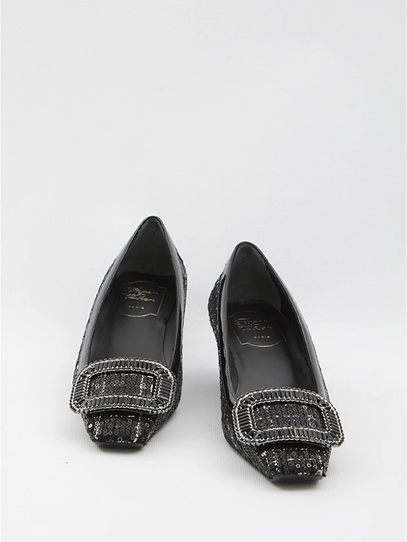 Belle Vivier Strass pumps