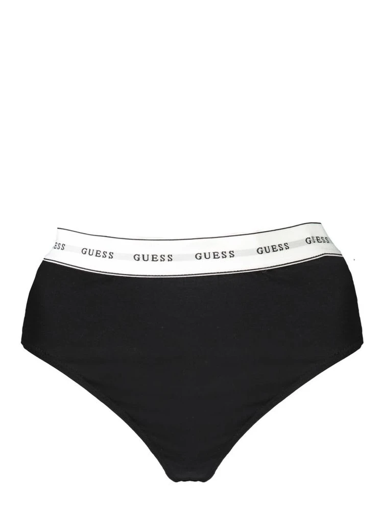 Black Cotton Women Thong