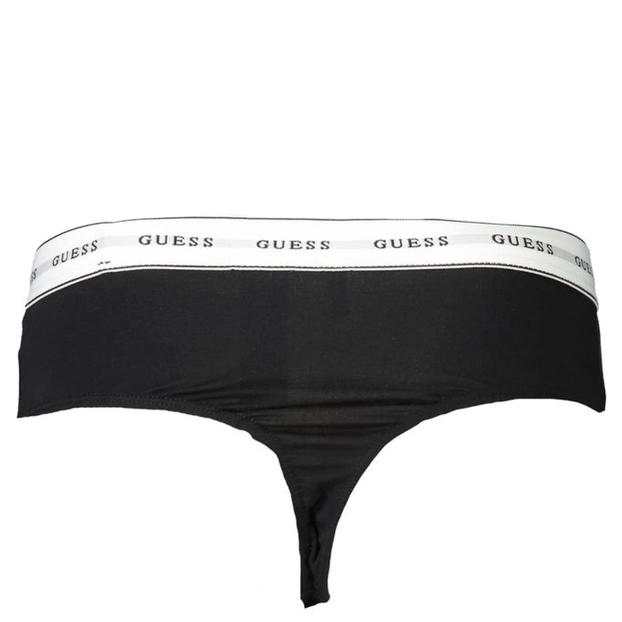 Black Cotton Women Thong