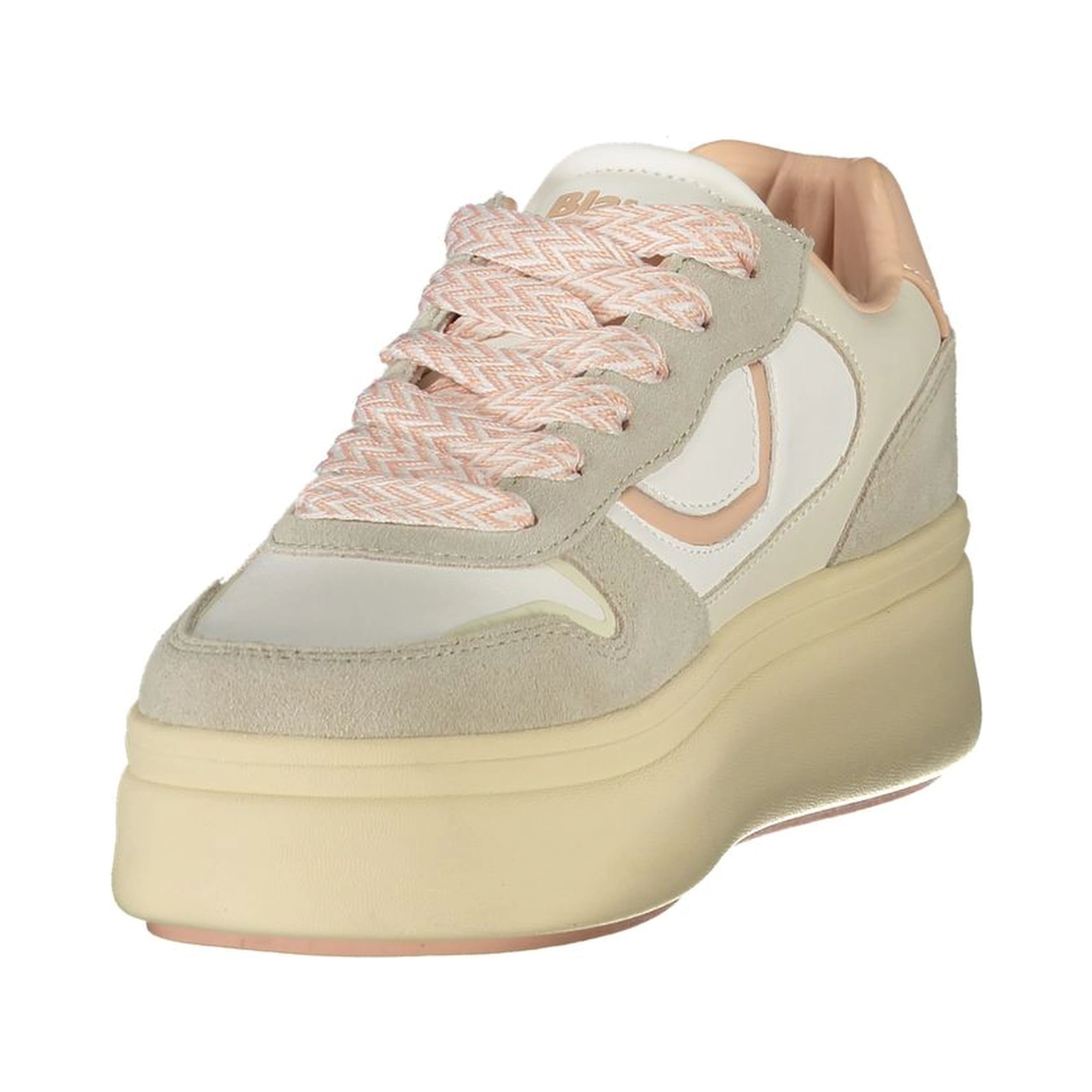 White Polyester Sneaker