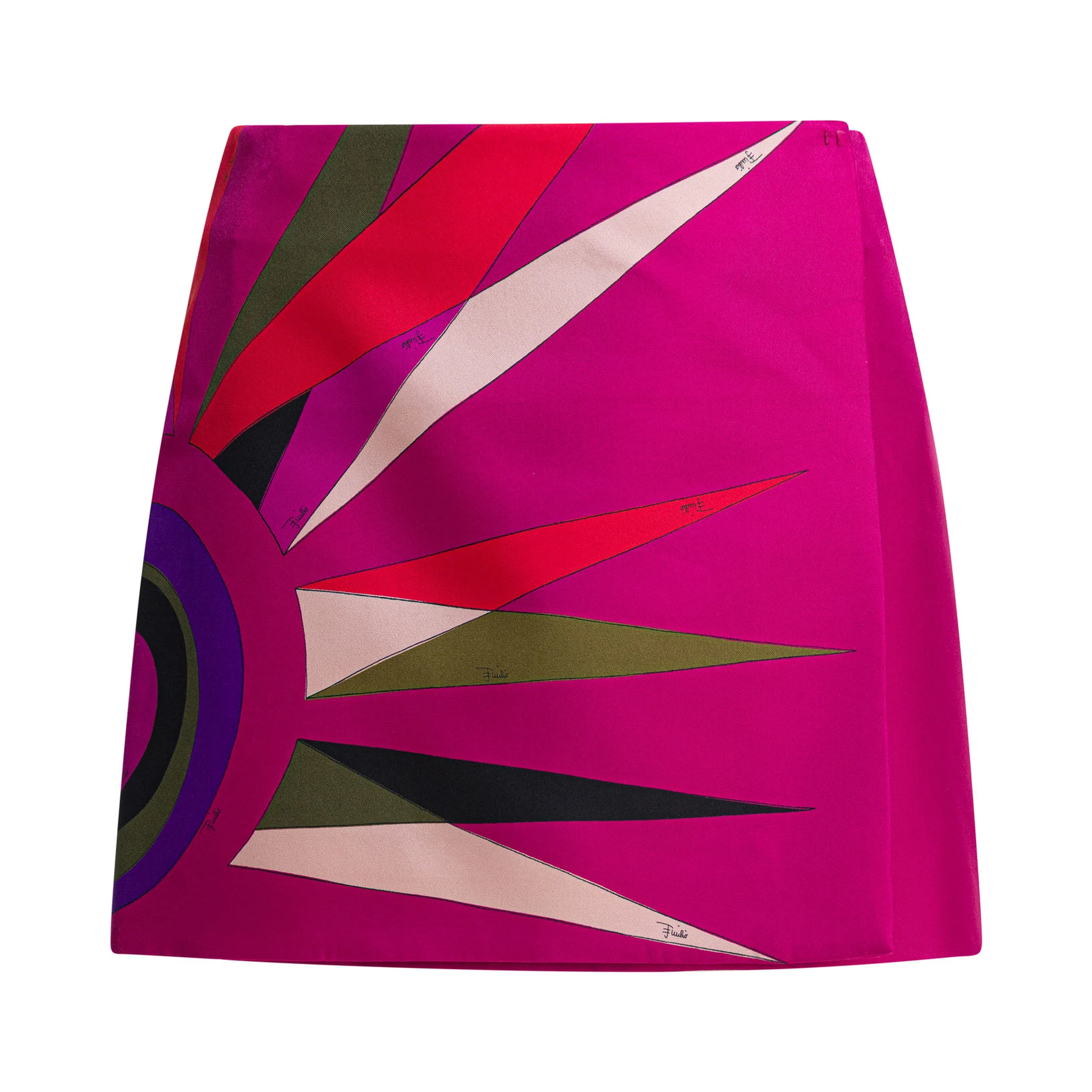 Hawaii print miniskirt