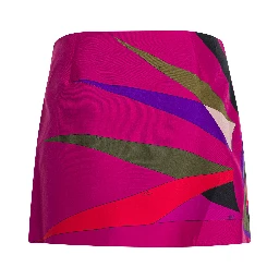 Hawaii print miniskirt