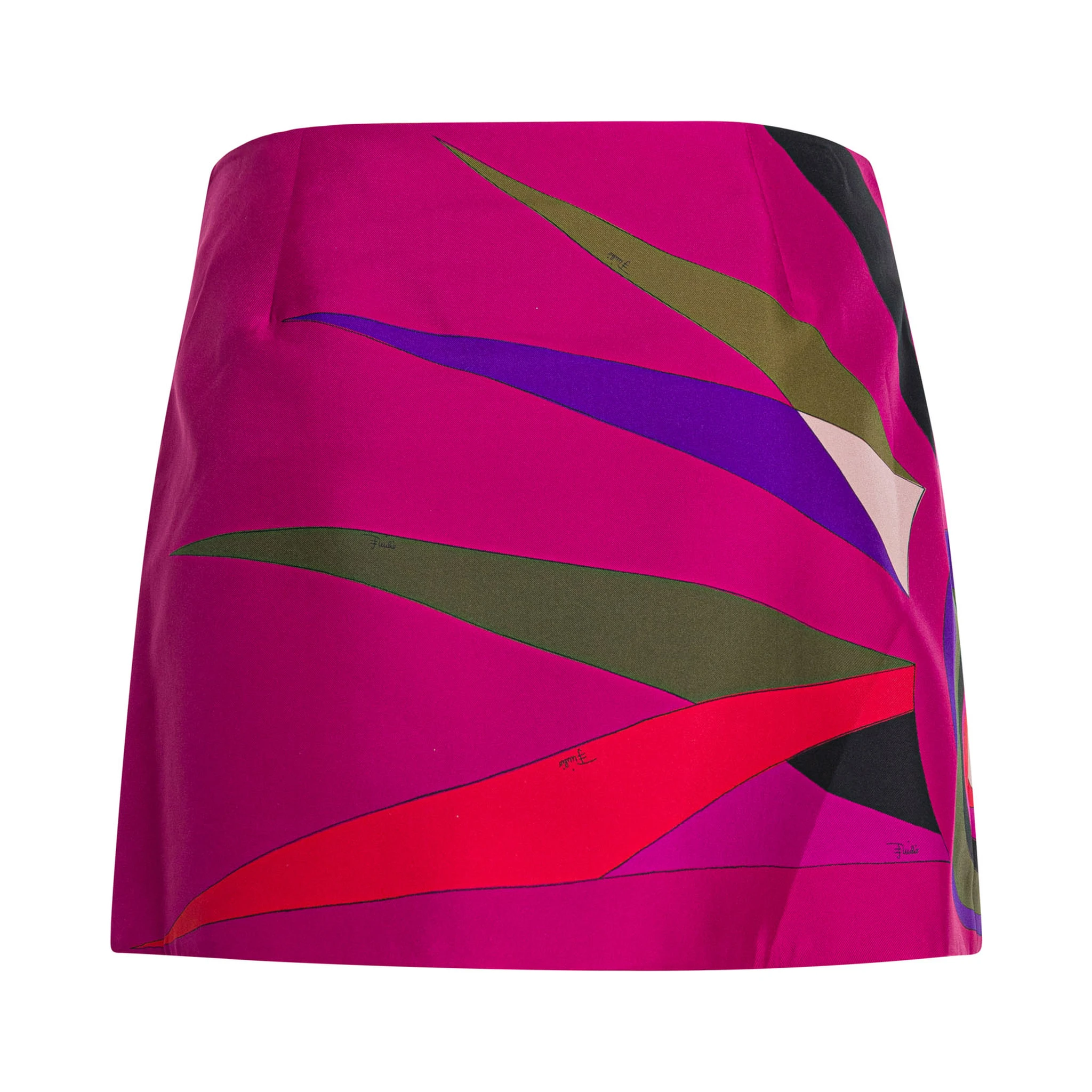 Hawaii print miniskirt