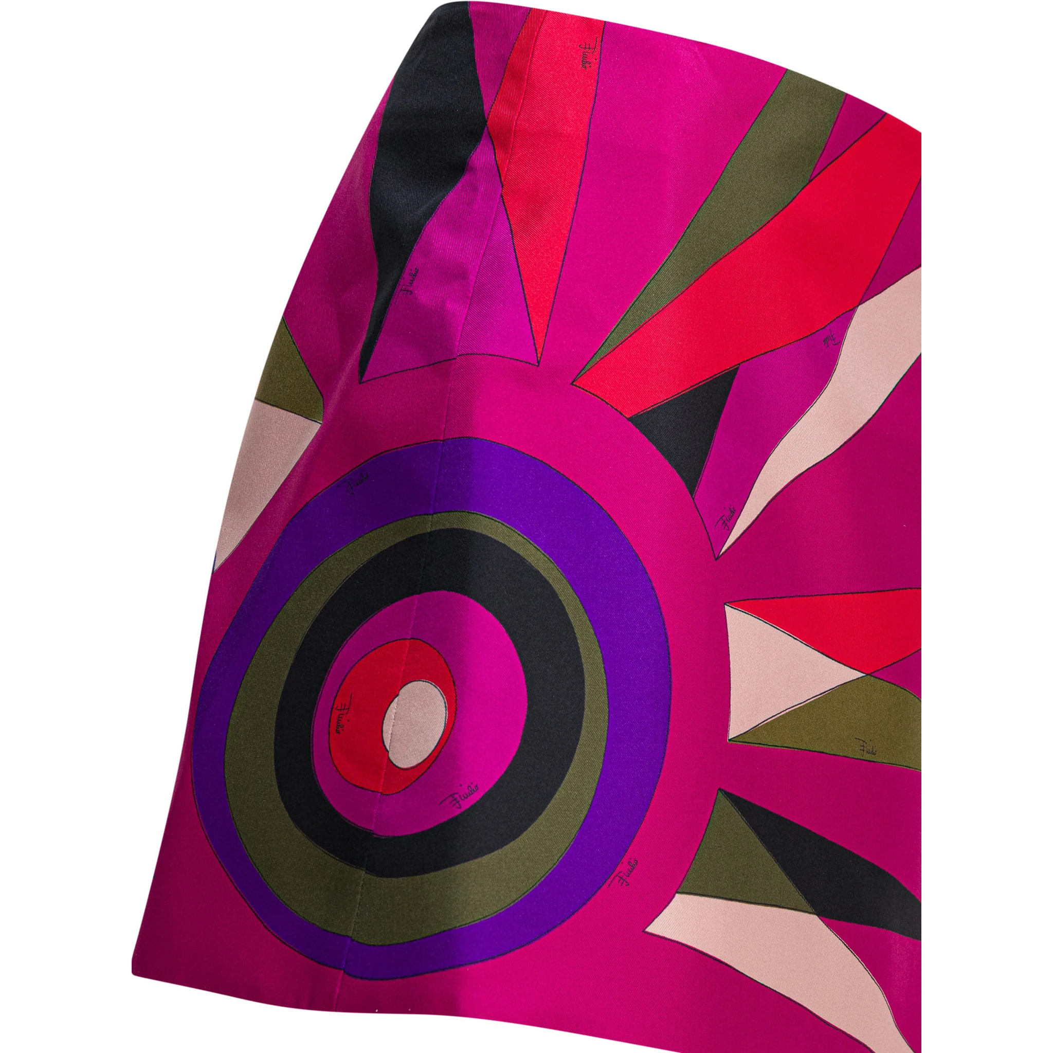 Hawaii print miniskirt