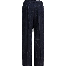 Wool jogging pants