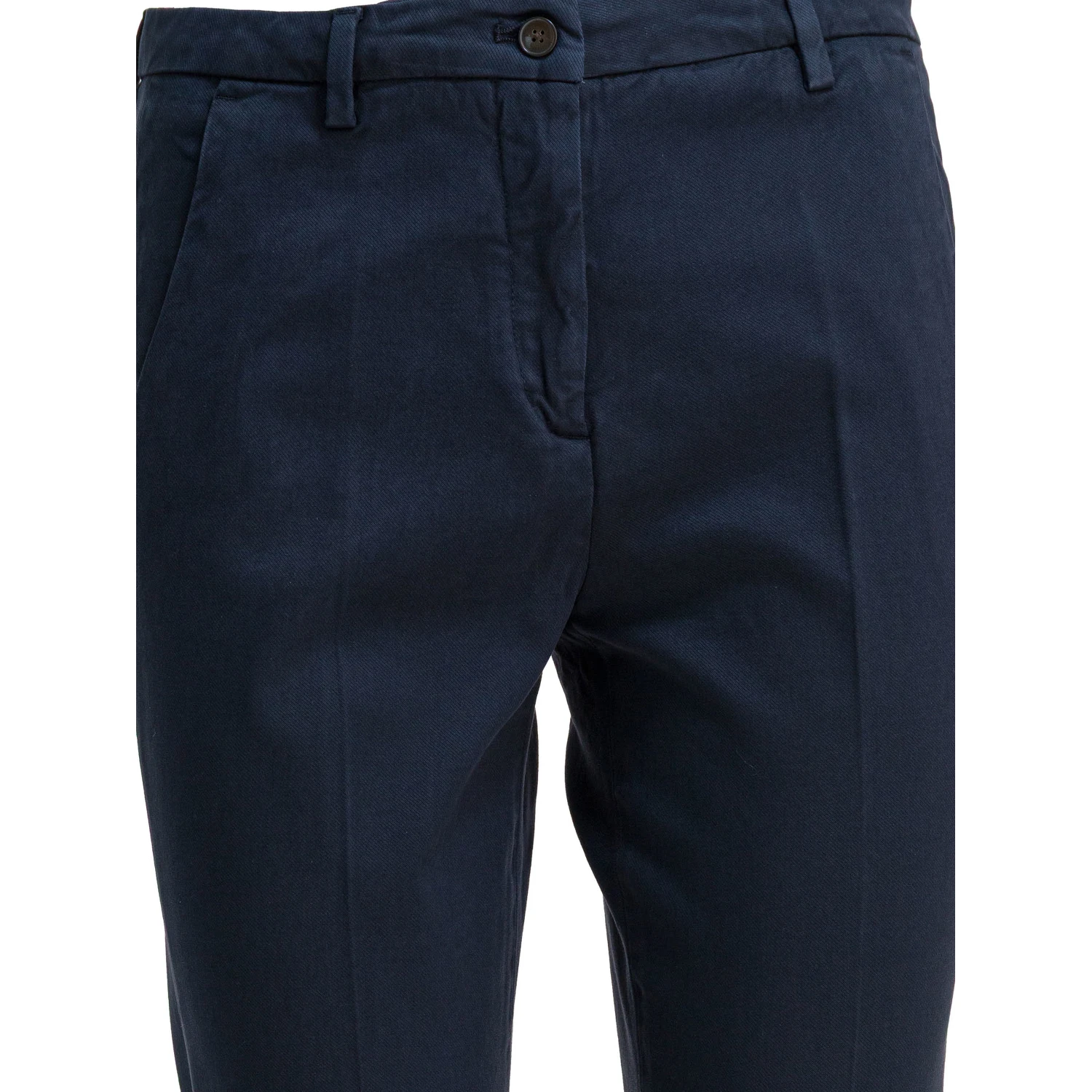 Button Pocket Trousers Blue