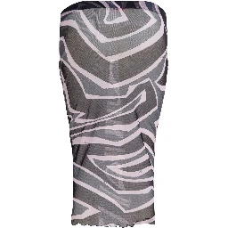 Labyrinth print midi skirt