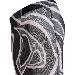 Labyrinth print midi skirt