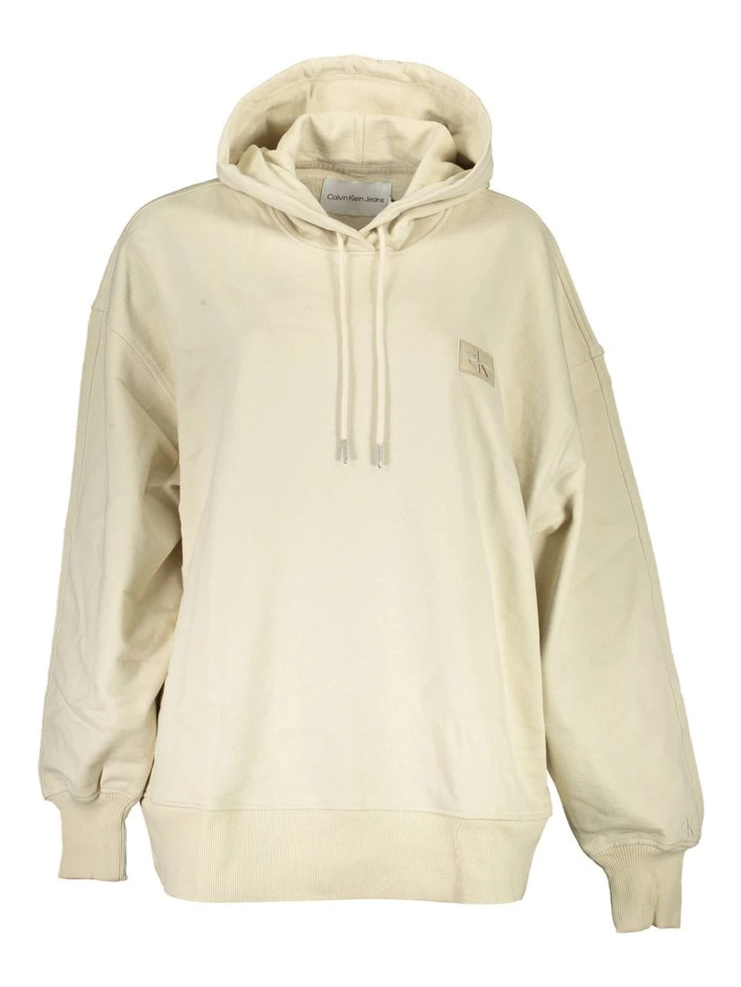 Beige Cotton Sweatshirt