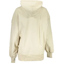 Beige Cotton Sweatshirt