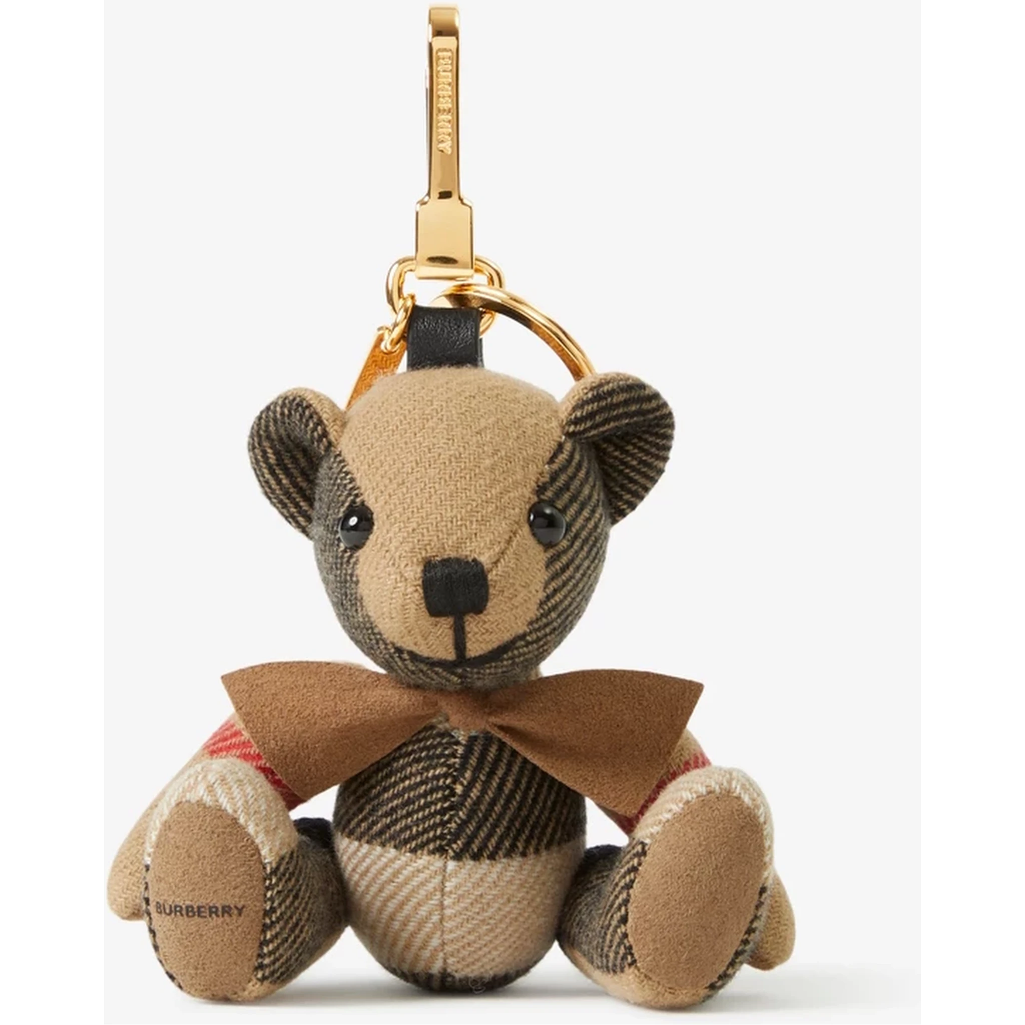 "Thomas" teddy bear charm