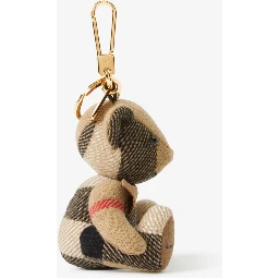 "Thomas" teddy bear charm