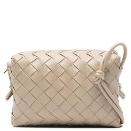 Mini Lambskin Intrecciato Loop Camera Bag crossbody bag