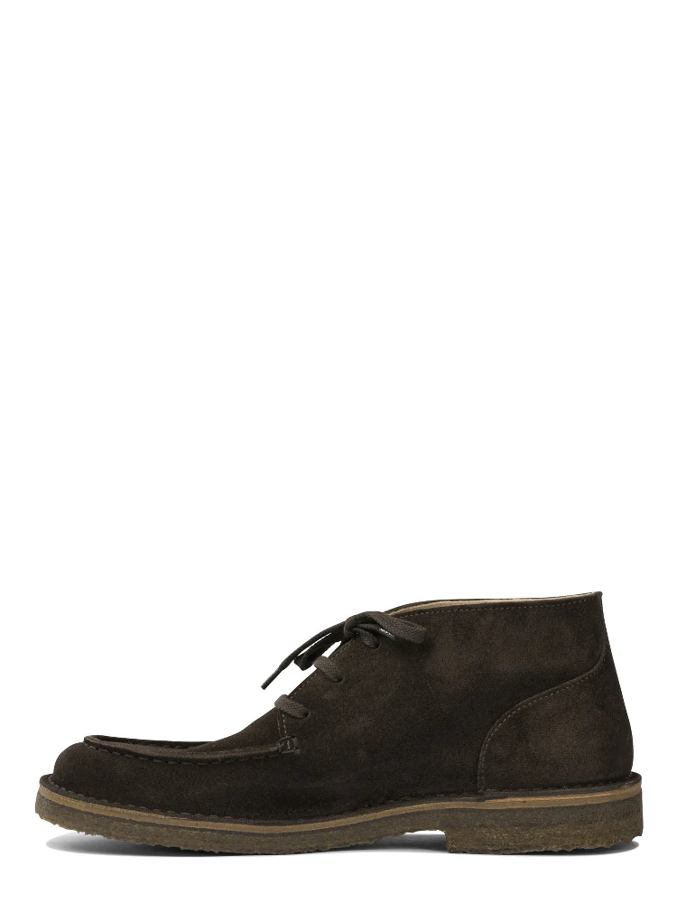 "Deukeflex" lace-up loafers alternative