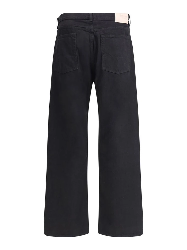 Black Cotton Straight-Leg Jeans alternative