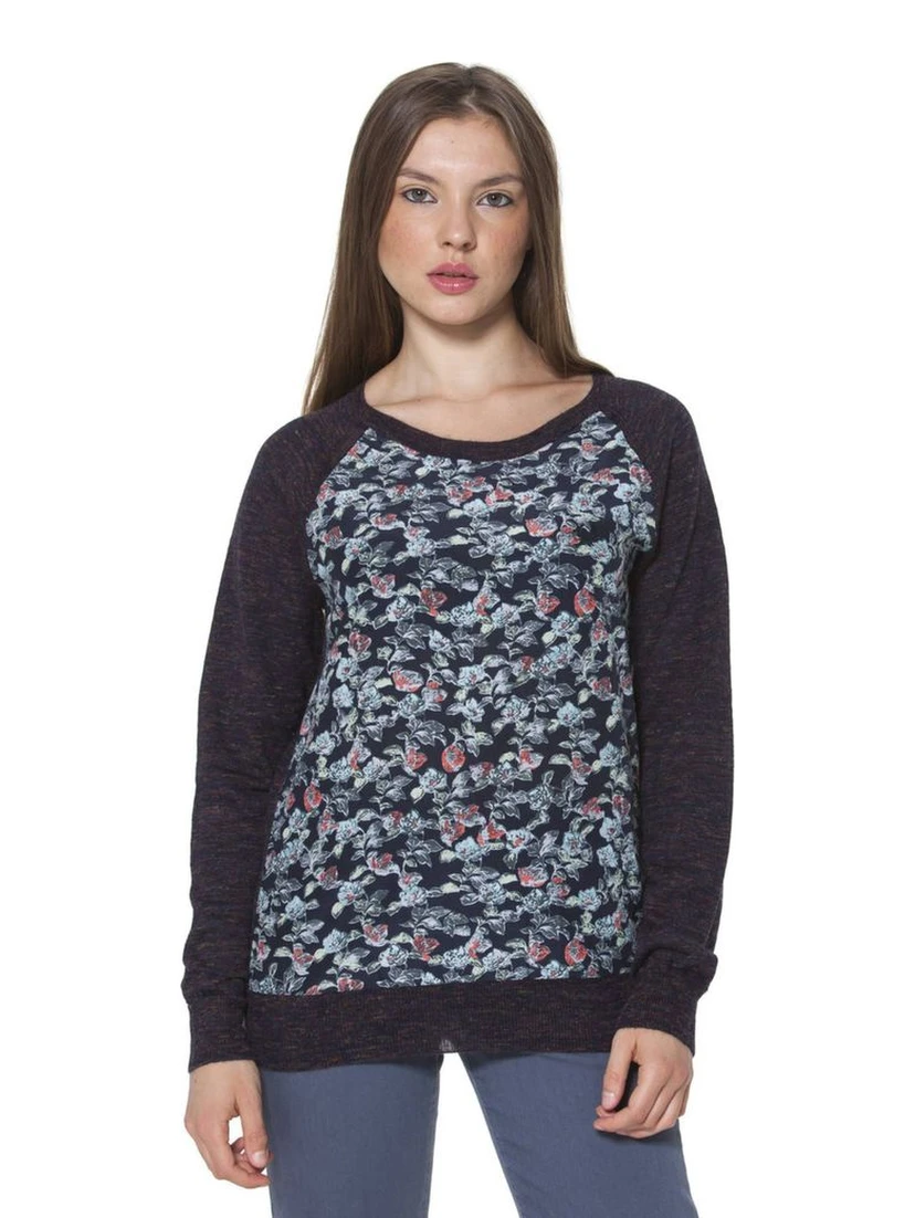 Multicolore Acrylic Women's Sweater