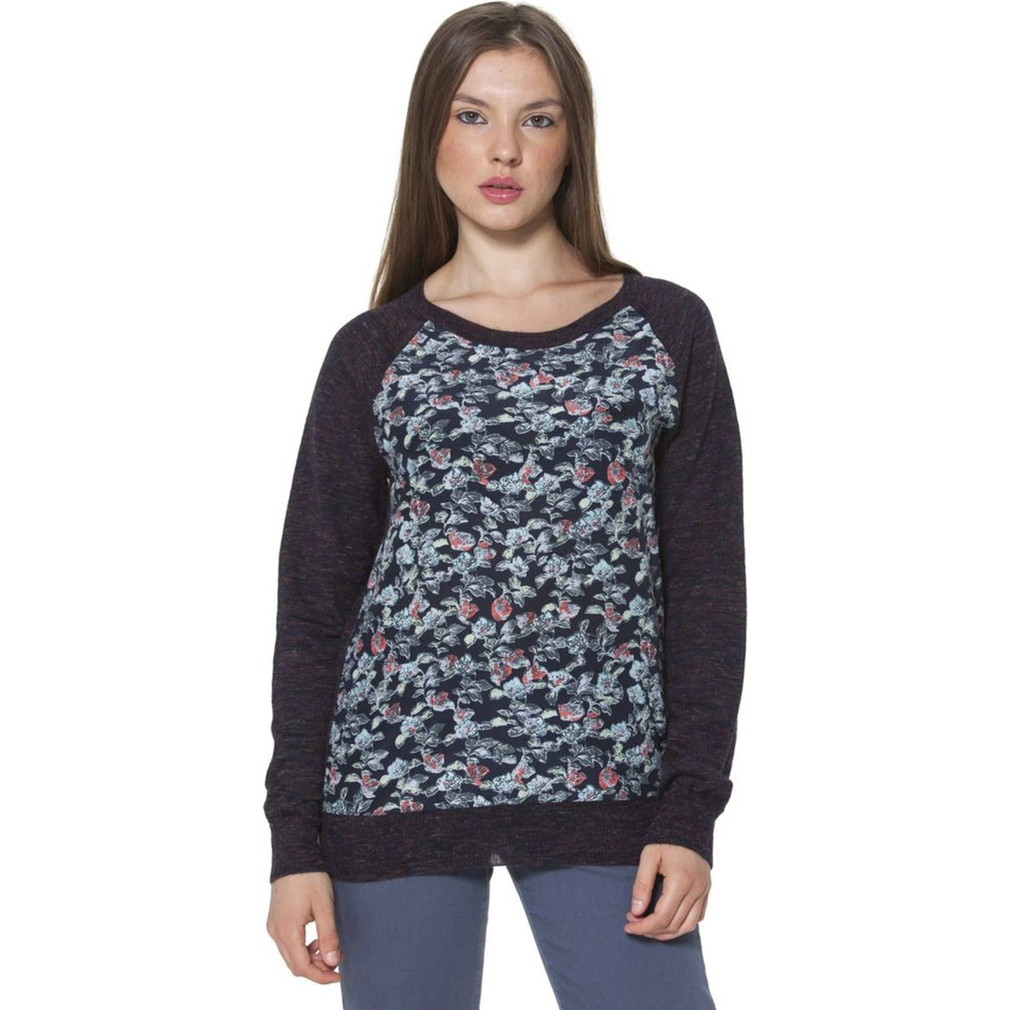 Multicolore Acrylic Women's Sweater
