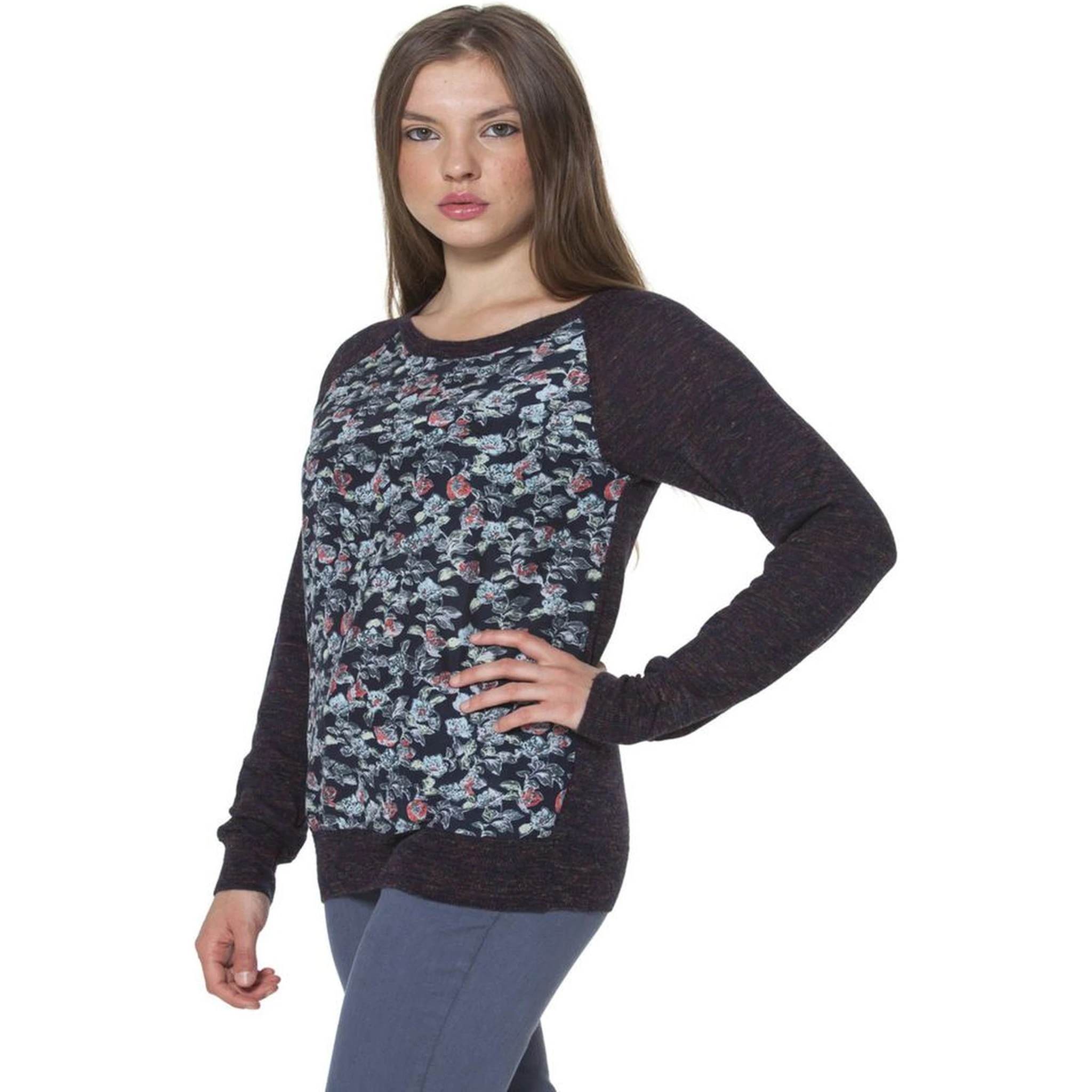 Multicolore Acrylic Women's Sweater