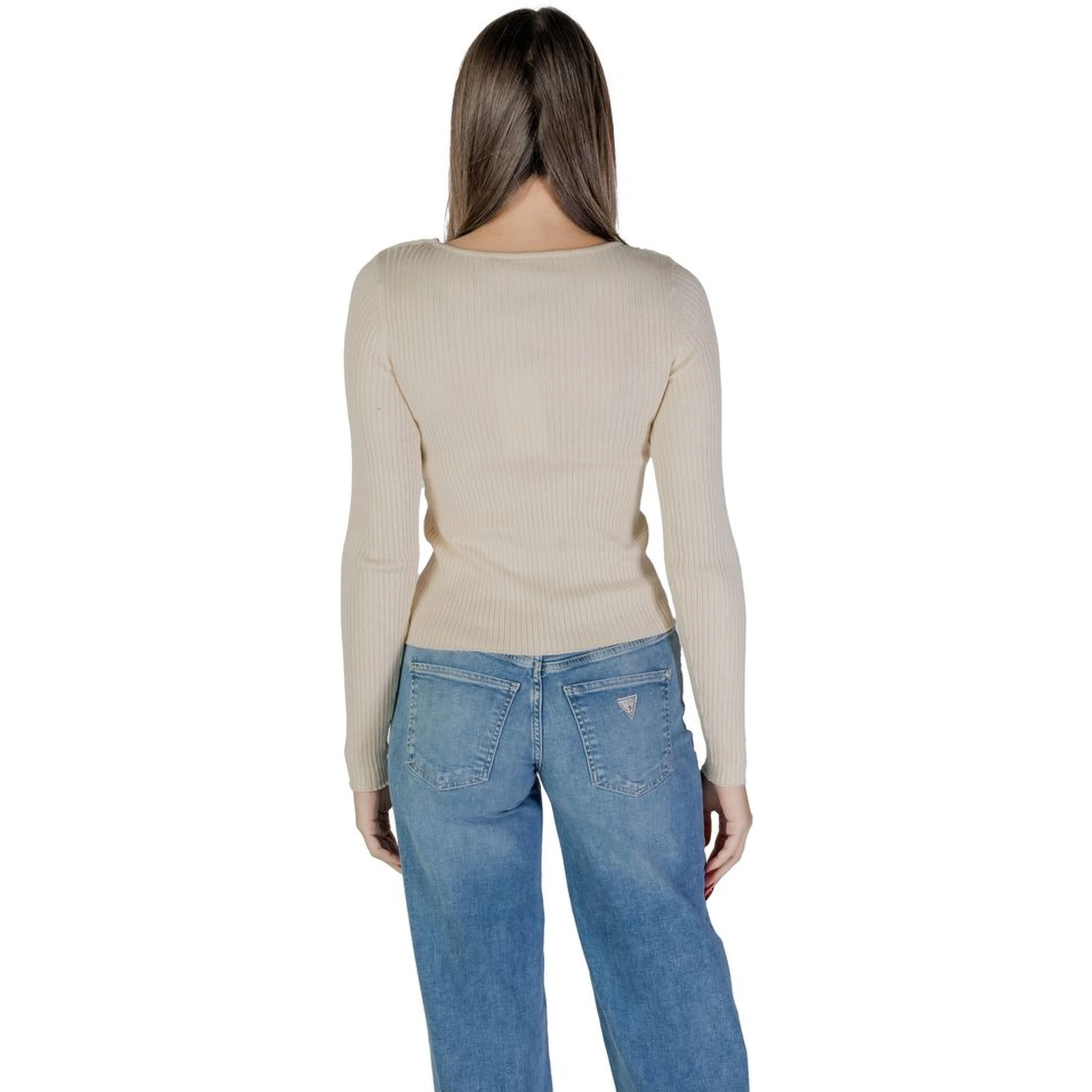 Cream Viscose Sweatshirt
