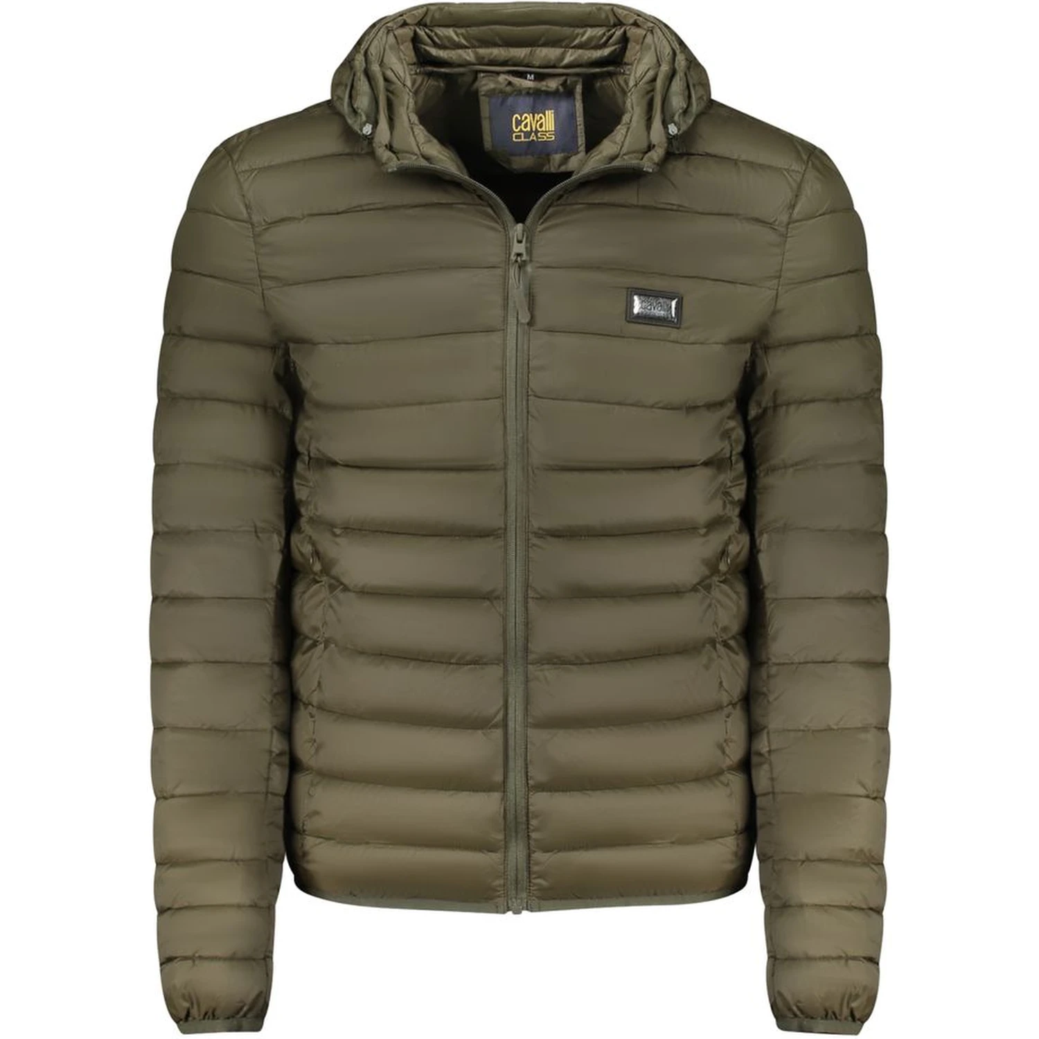 Green Polyester Men Jacket
