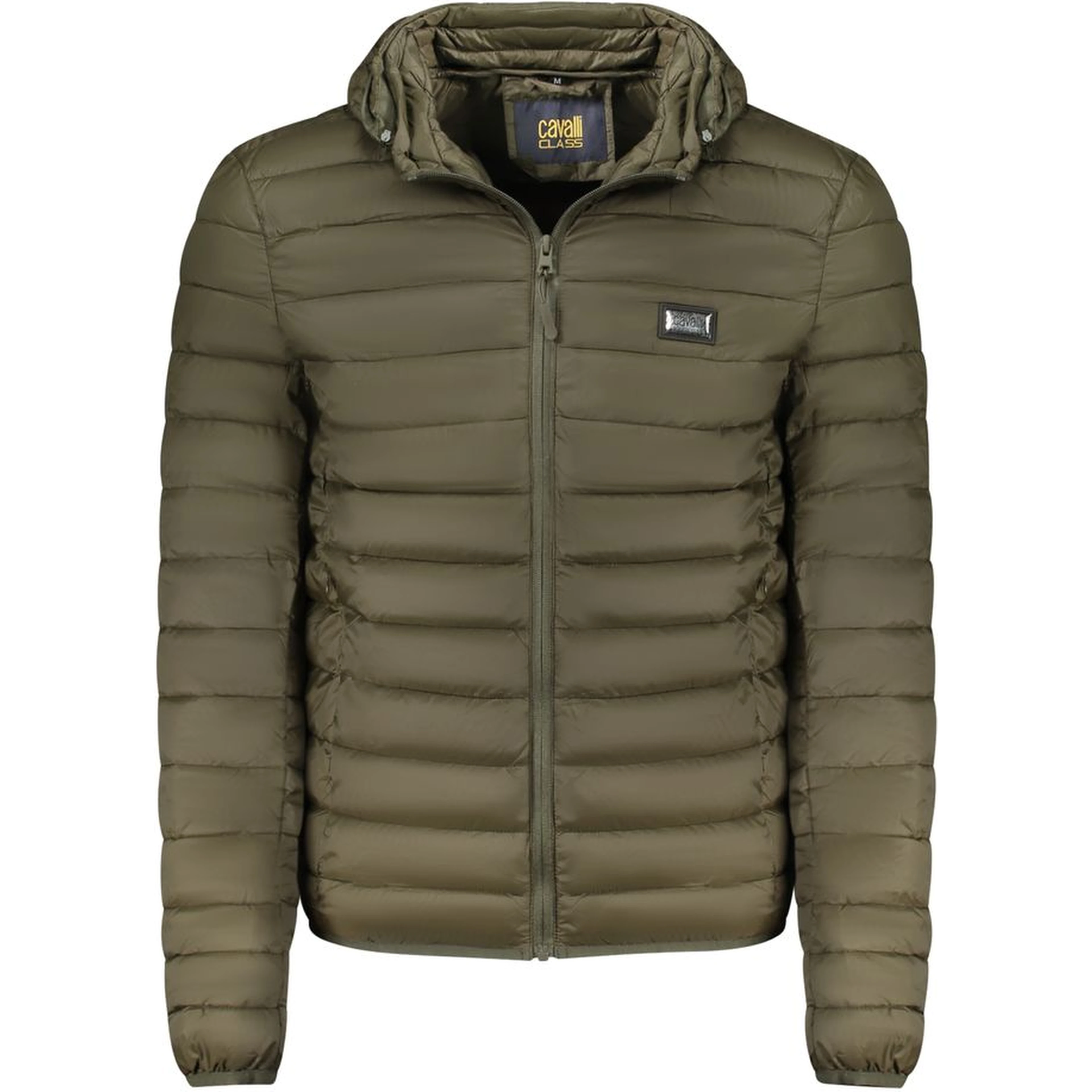 Green Polyester Men Jacket