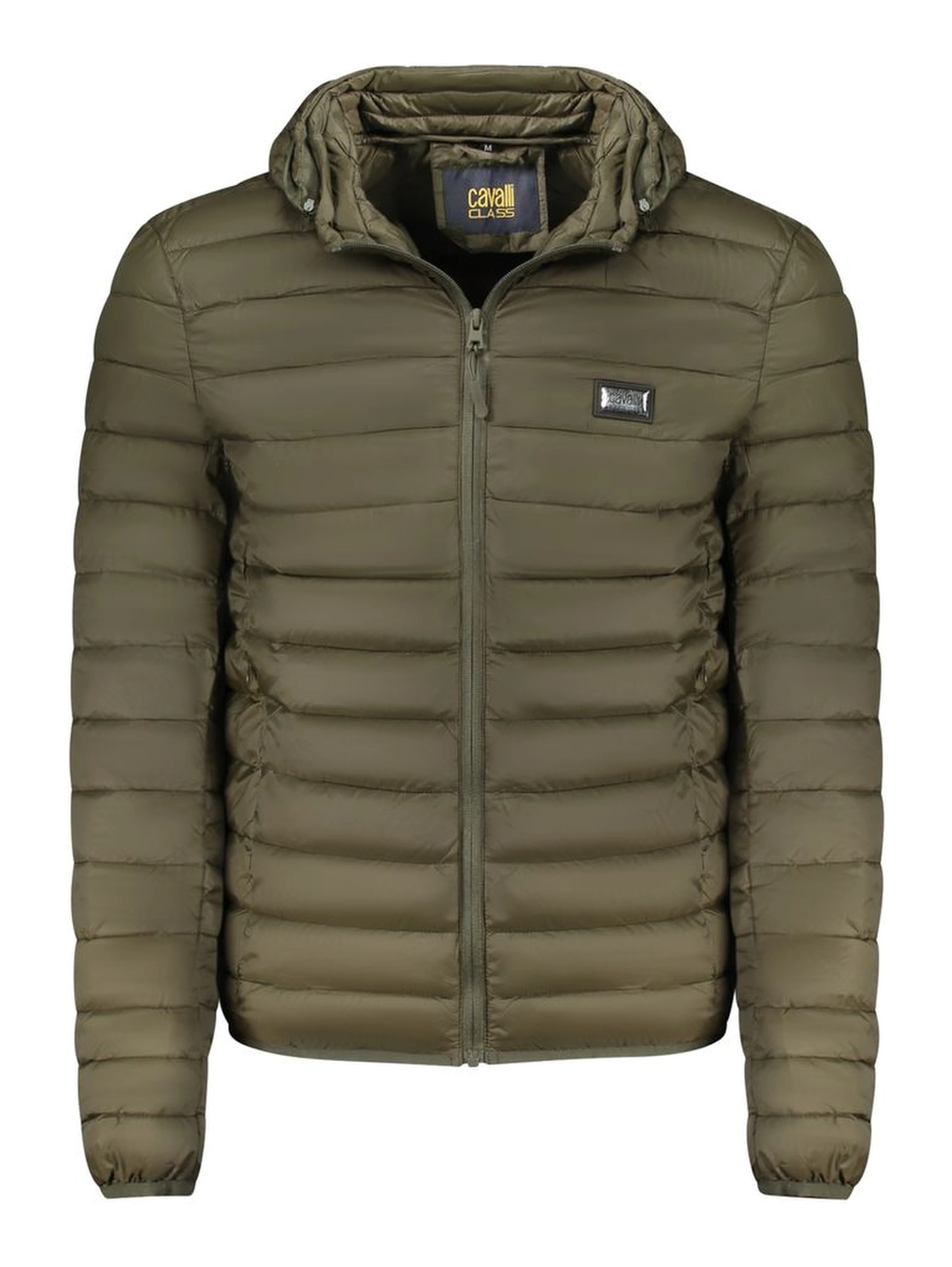 Green Polyester Men Jacket