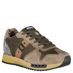 Green Leather Men Sneaker