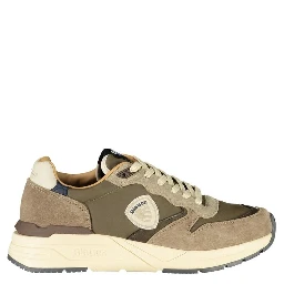 Gray Leather Men Sneaker