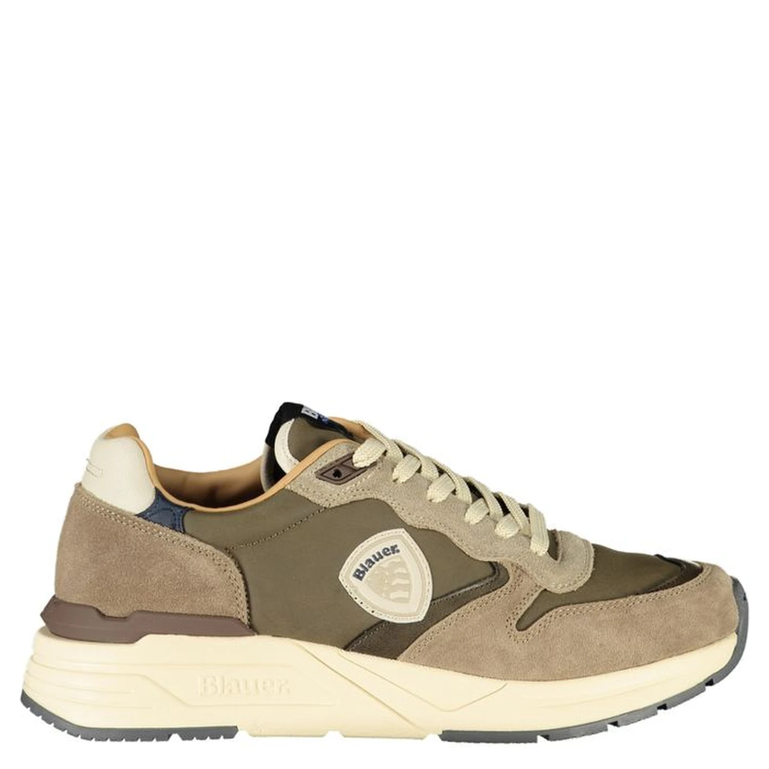 Gray Leather Men Sneaker
