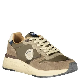 Gray Leather Men Sneaker