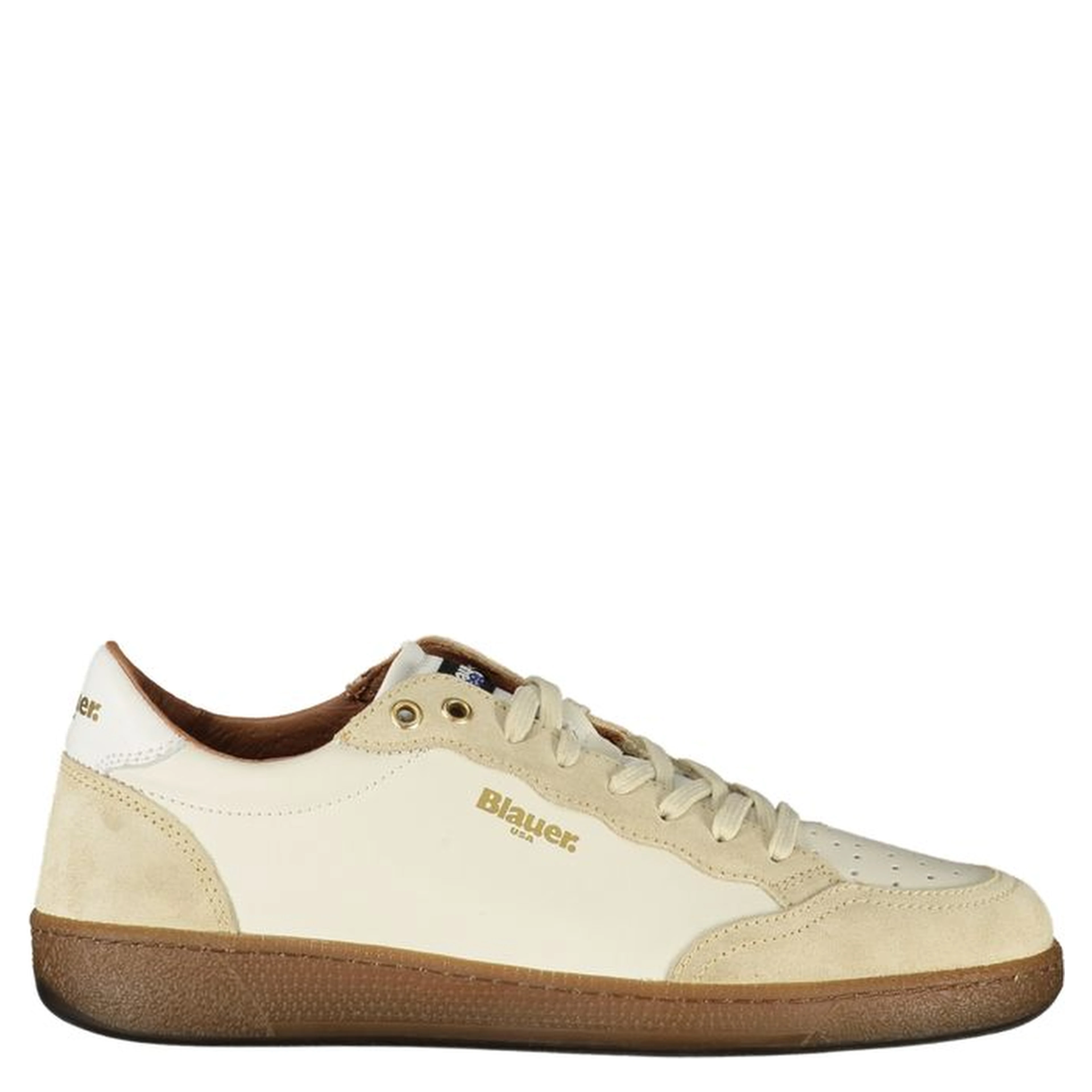 White Leather Men Sneaker