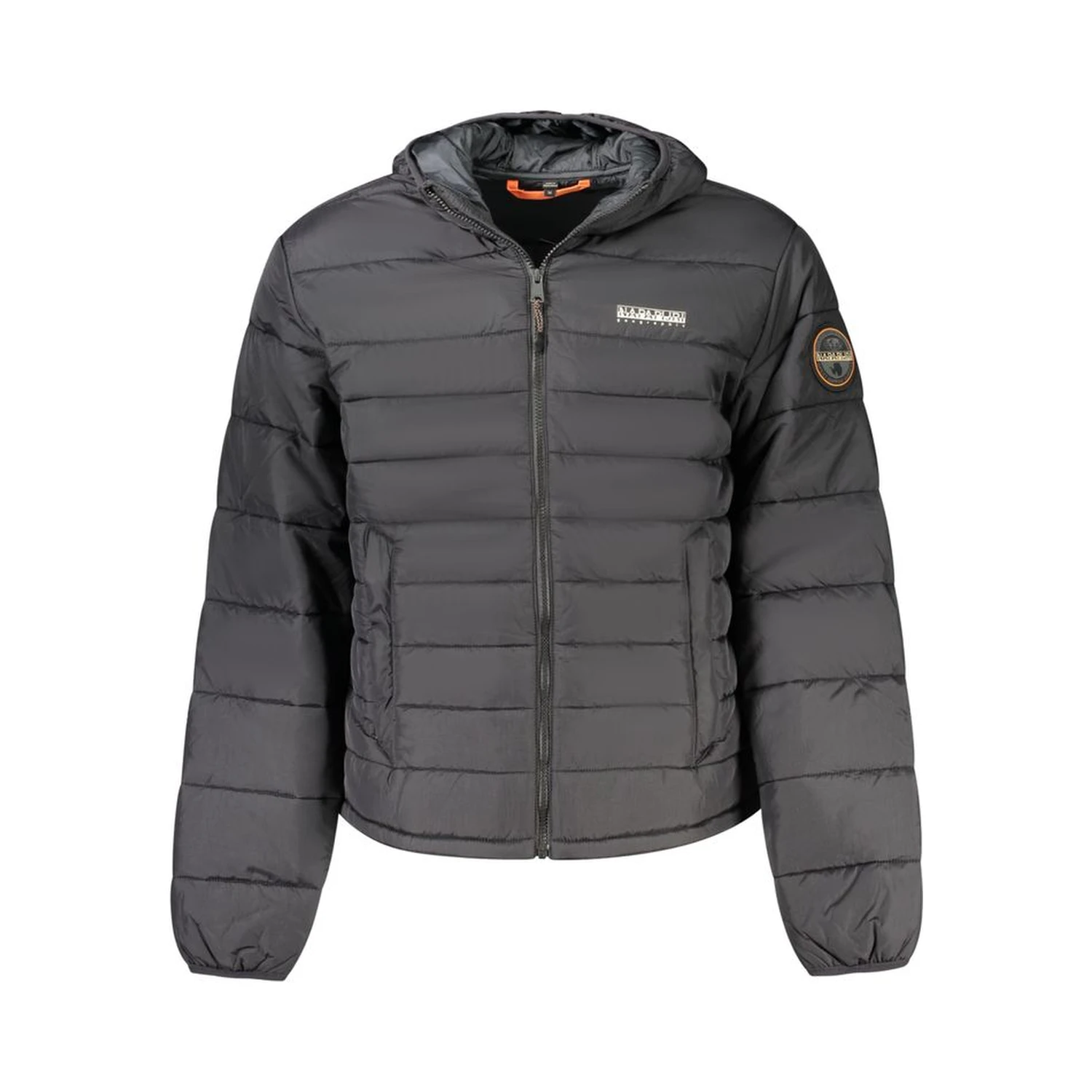 Black Polyamide Men Jacket