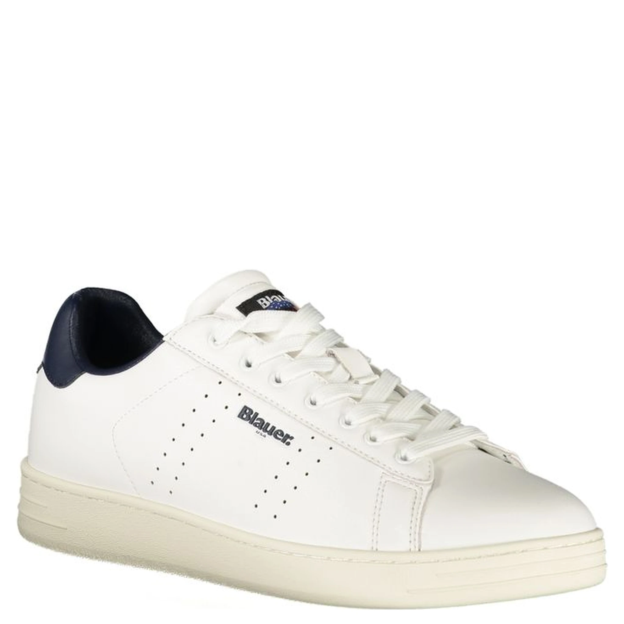 White Leather Men Sneaker