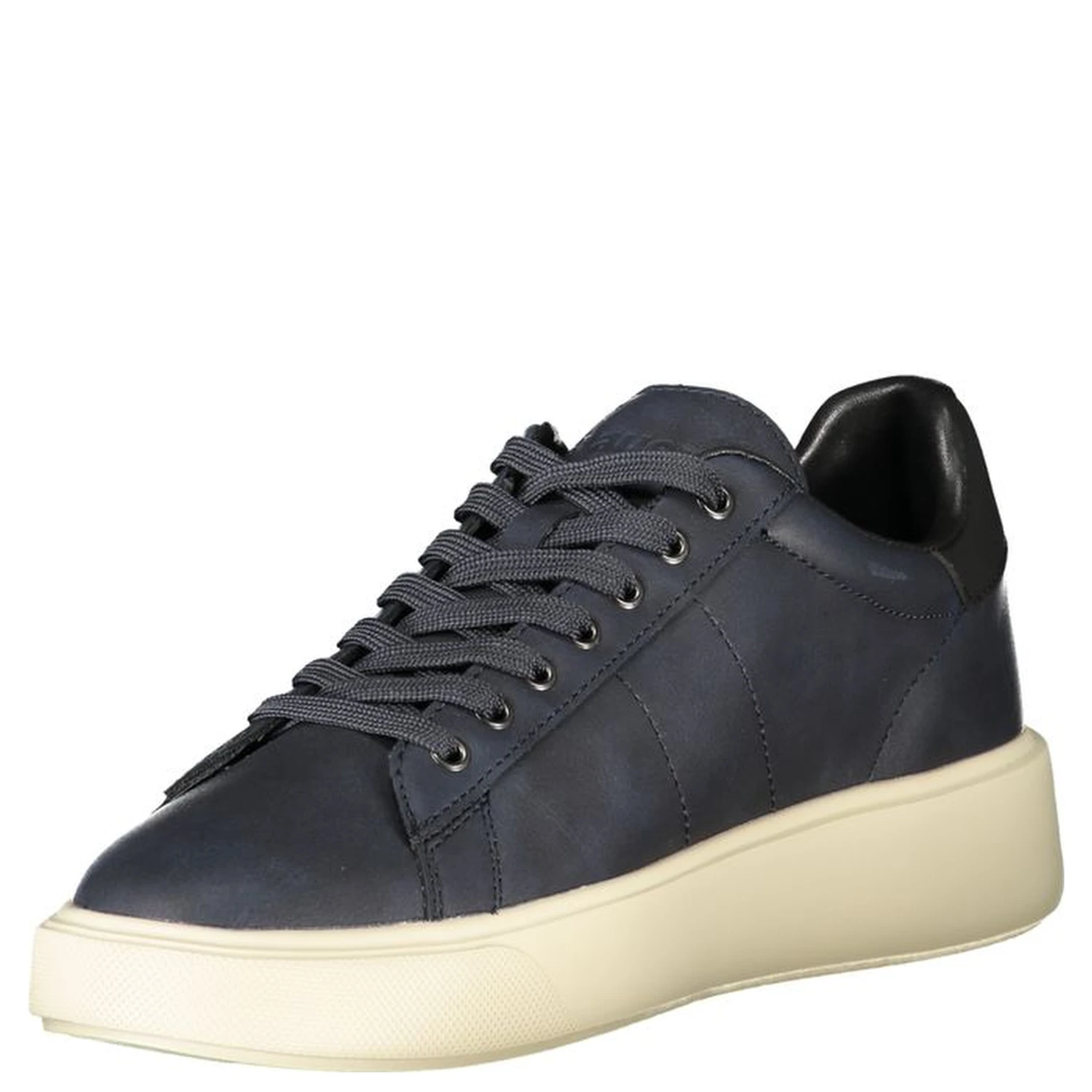 Blue Polyester Men Sneaker