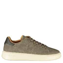 Gray Polyester Men Sneaker