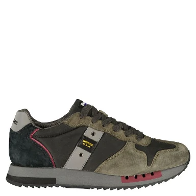 Black Leather Men Sneaker