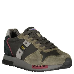 Black Leather Men Sneaker