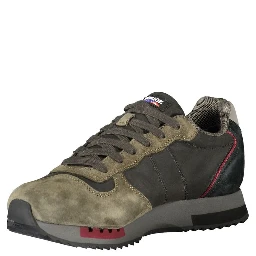 Black Leather Men Sneaker