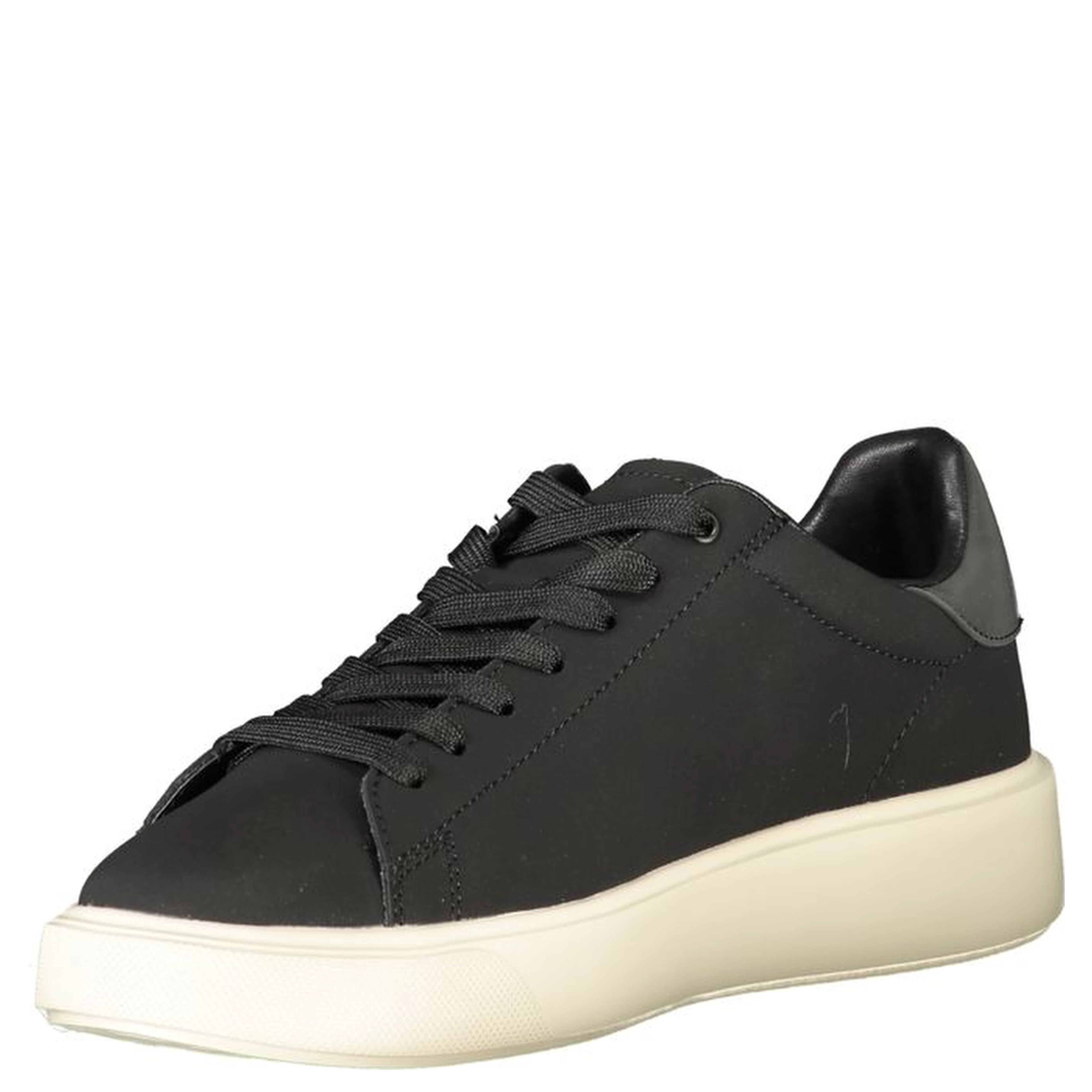 Black Leather Men Sneaker