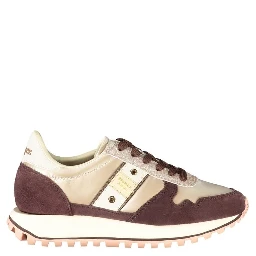 Beige Leather Women Sneaker