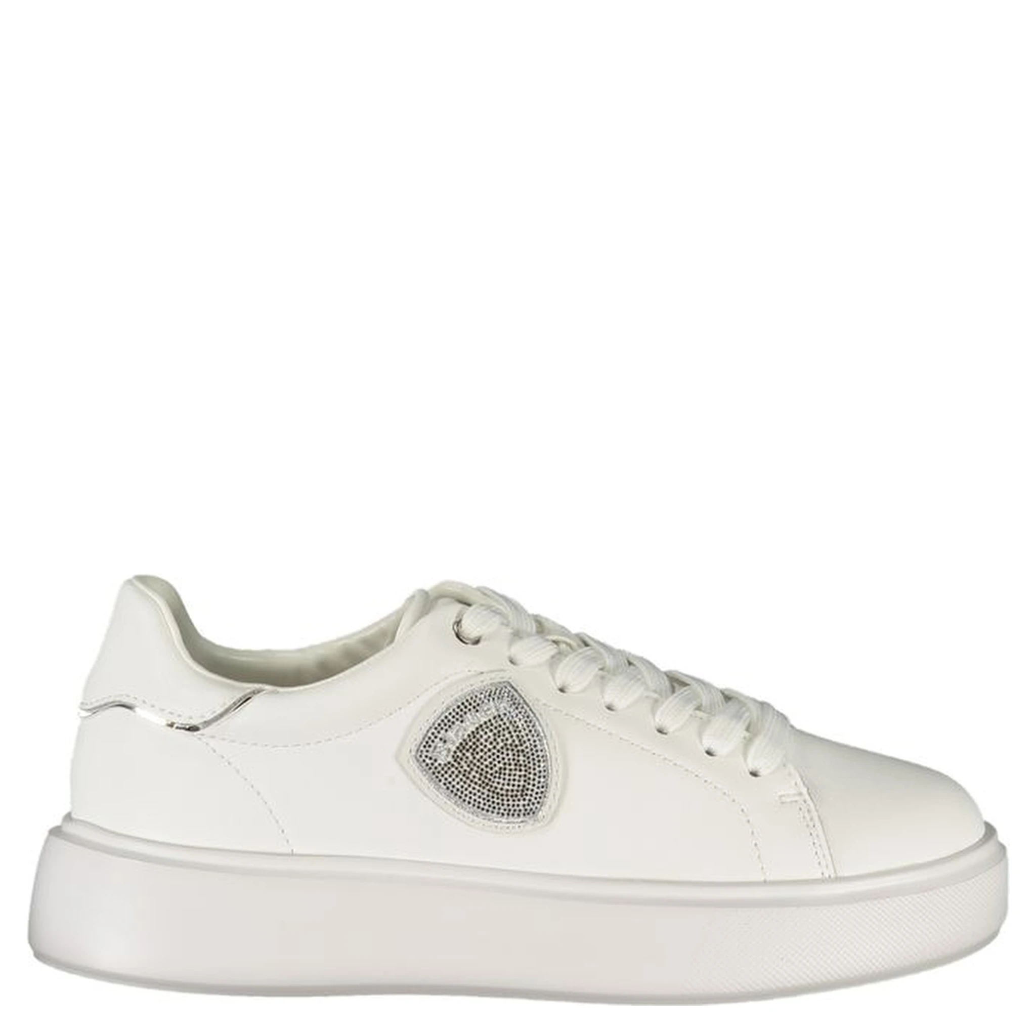 White Leather Women Sneaker