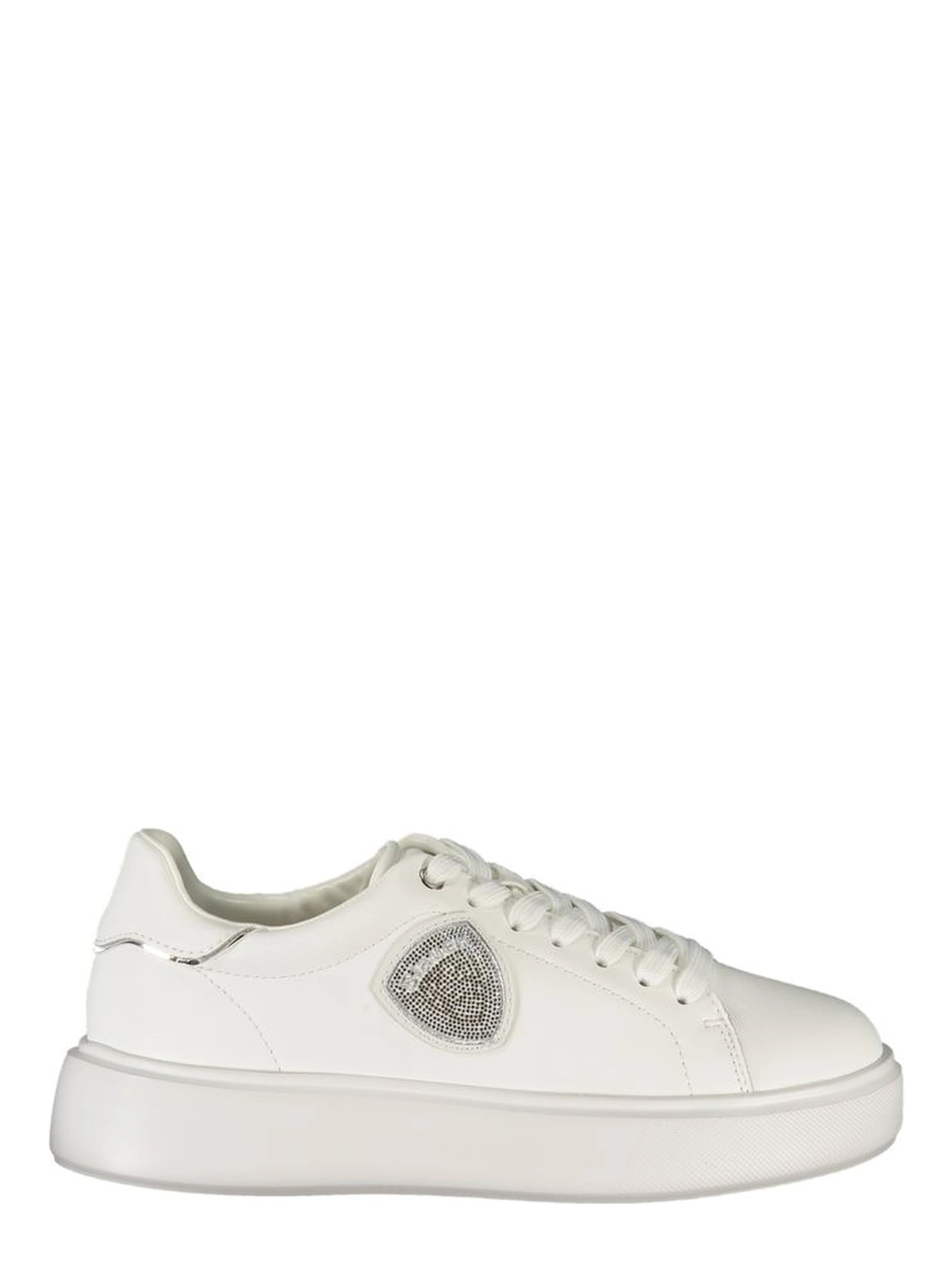White Leather Women Sneaker