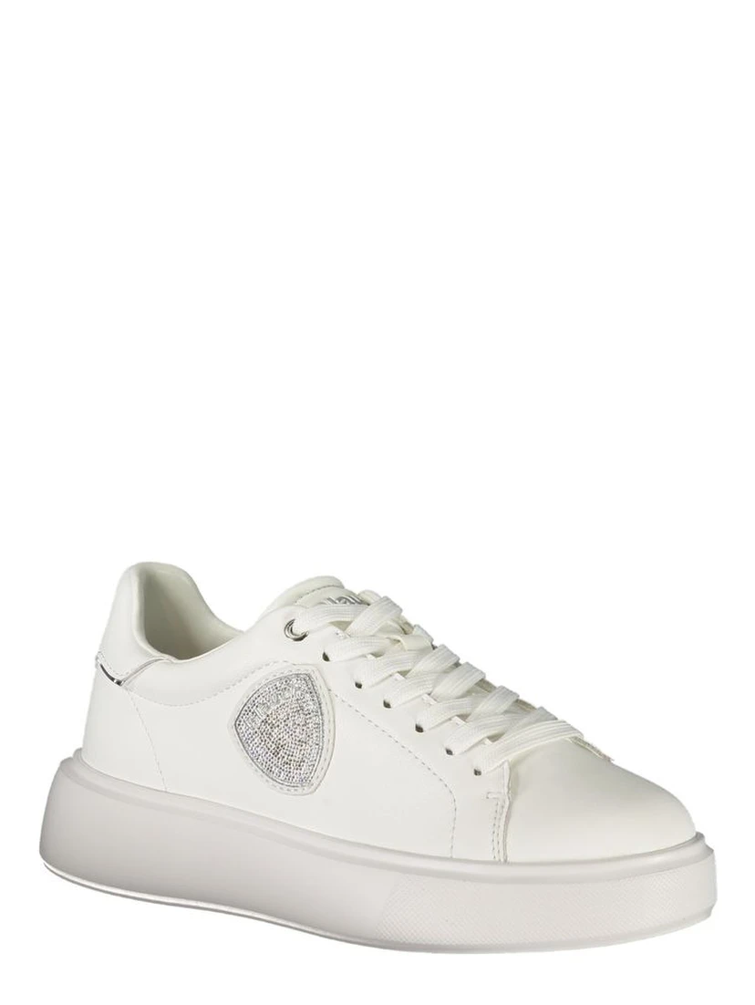 White Leather Women Sneaker