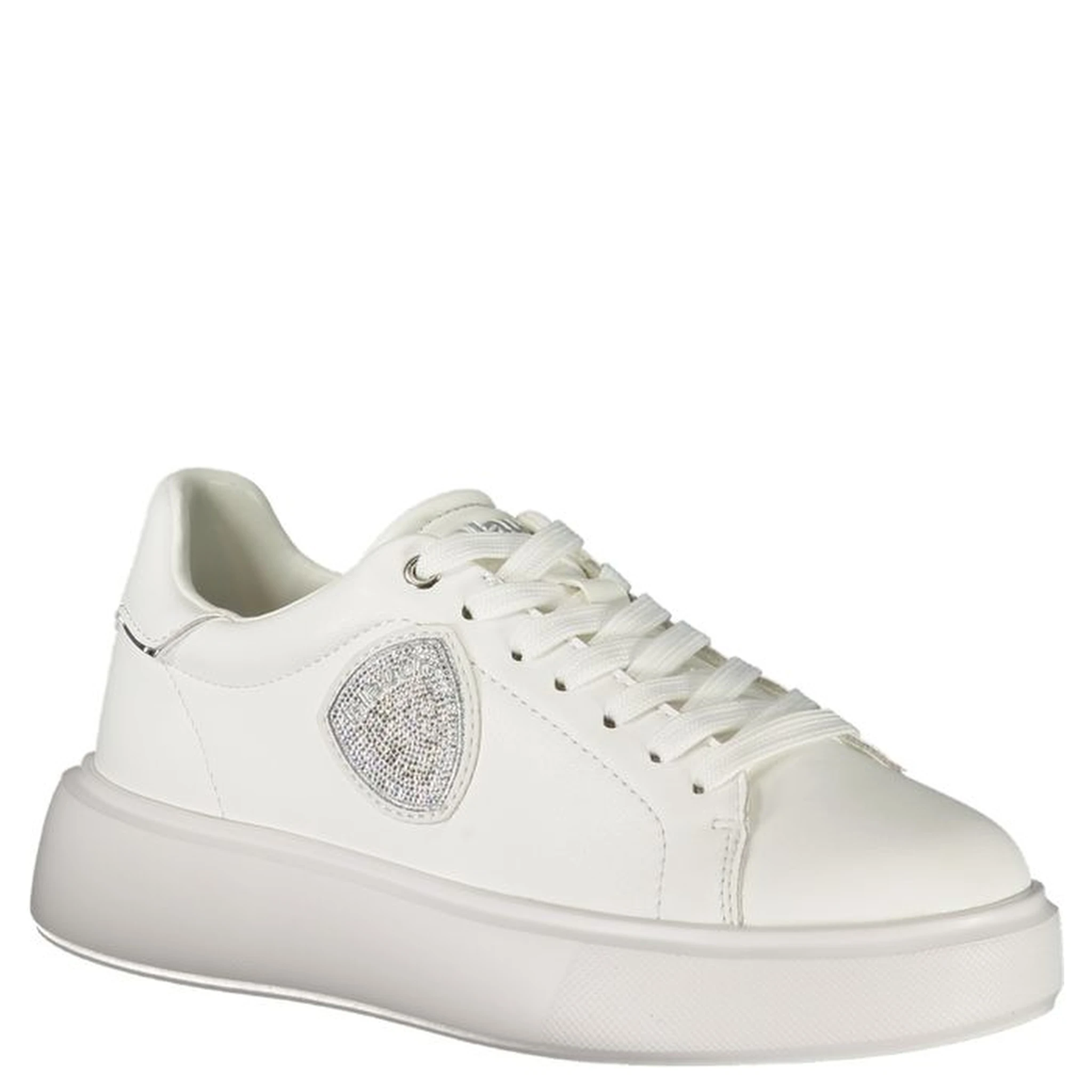 White Leather Women Sneaker