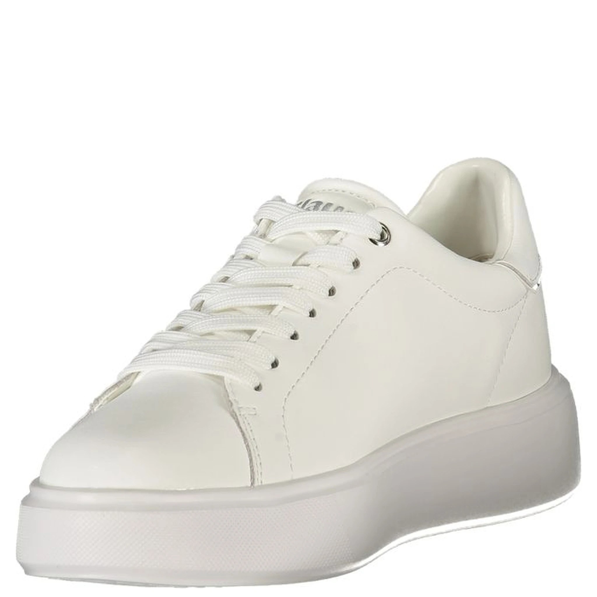 White Leather Women Sneaker
