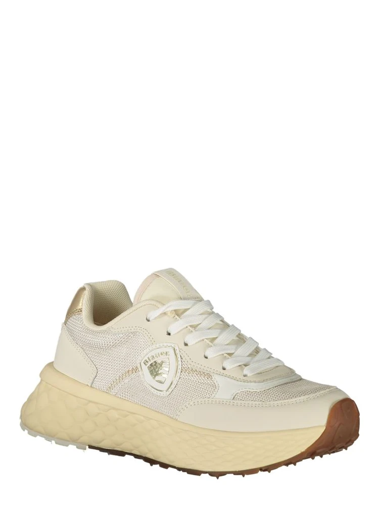 Beige Leather Women Sneaker alternative