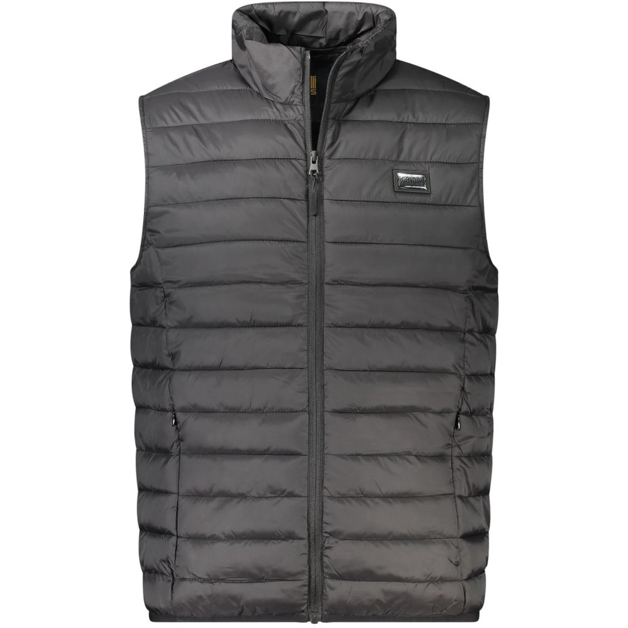 Black Polyester Men Jacket